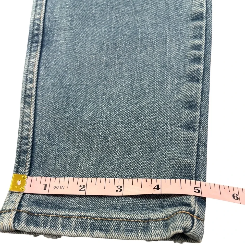 Good American Skinny Crop Distressed Denim Jeans Gap-Proof Waist Size‎ 8/29 NWT